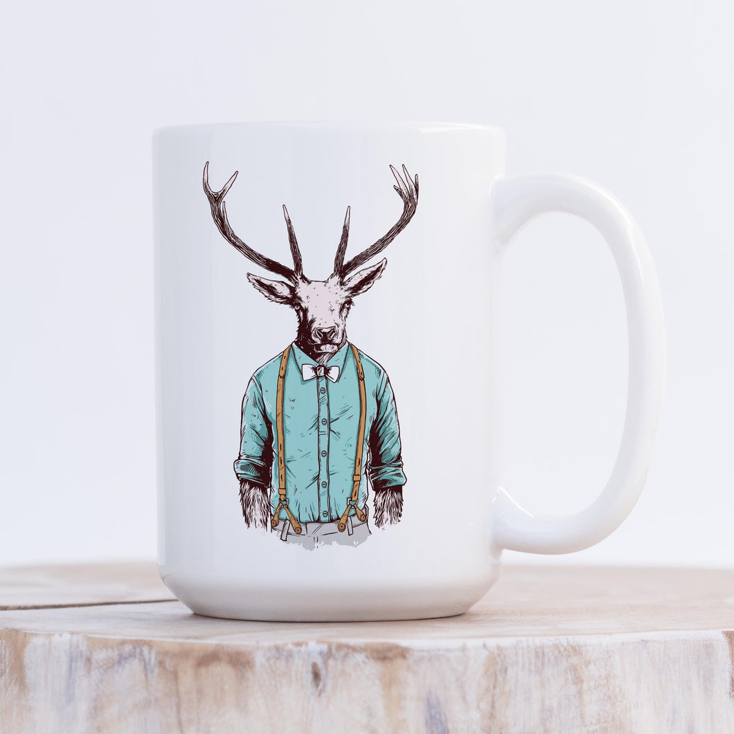 Hipster Deer Coffee Mug