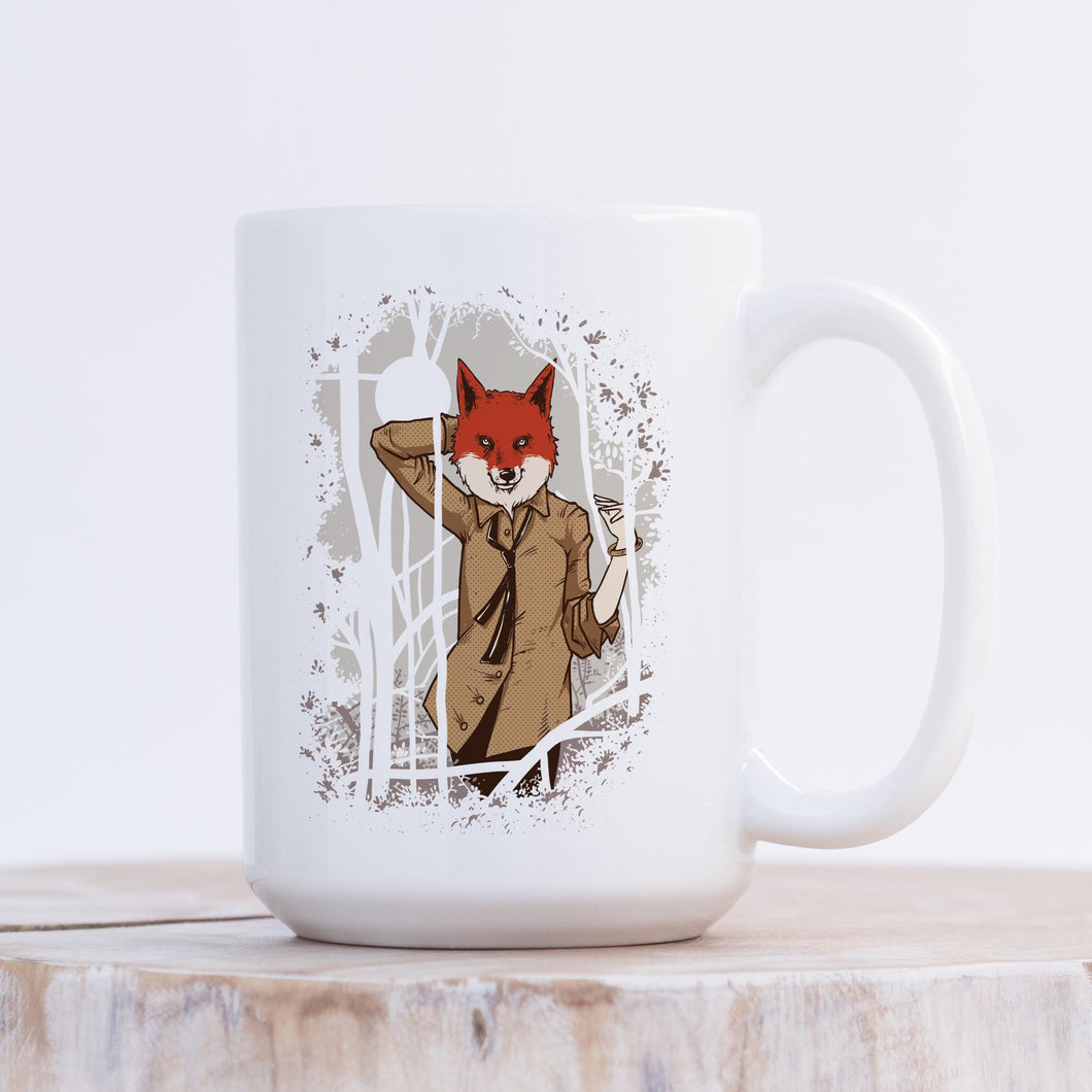 Fox Foxy Unique Hipster Coffee Cup