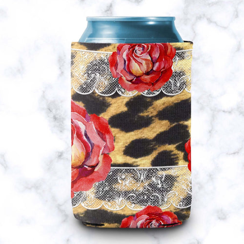 Lace Floral Can Coolie