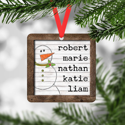Personalized Name Ornament