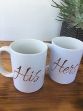 His and Her Copper Coffee Mugs